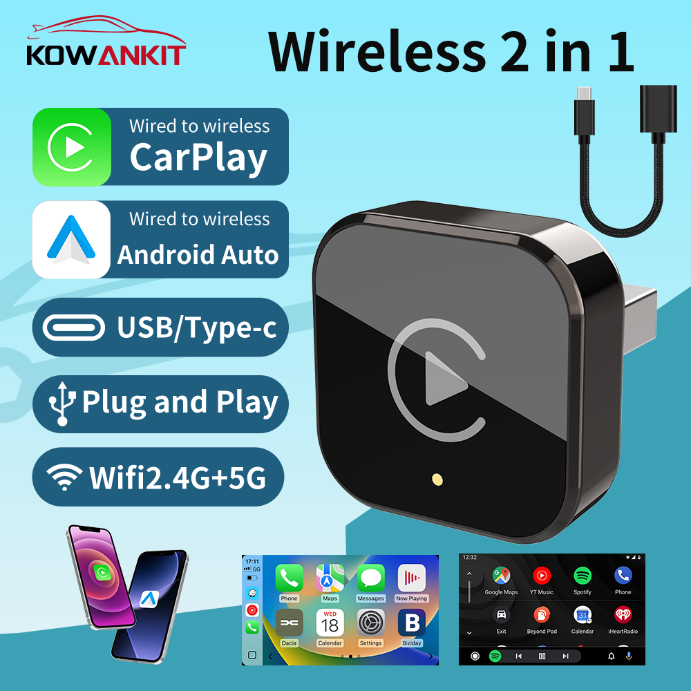 Wifi Smart Plug - Adaptateur Carplay sans fil Android Auto