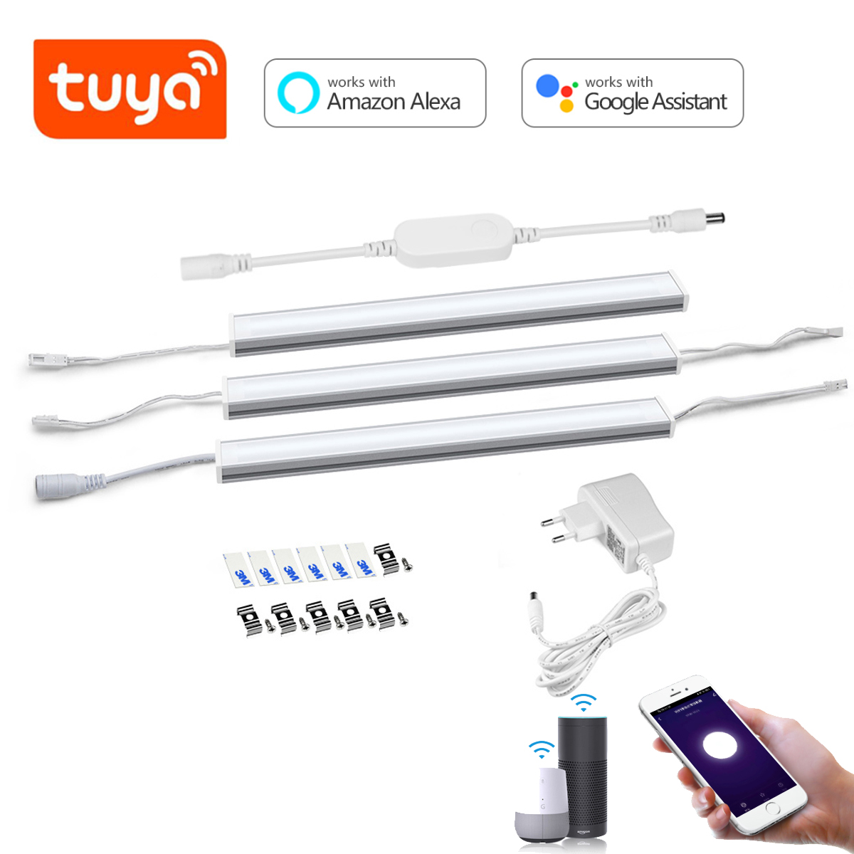 Smart Light Switch Wifi - Kit d'éclairage LED intelligent Tuya Wifi,