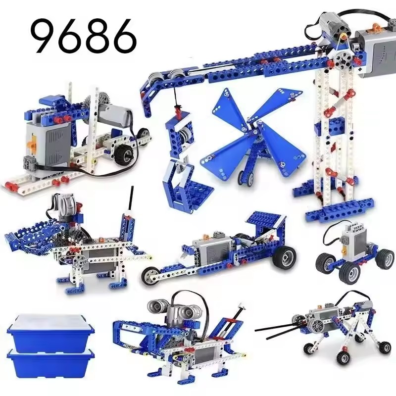Stem Robotics Kit - Ensemble éducatif STEM 9686, blocs de