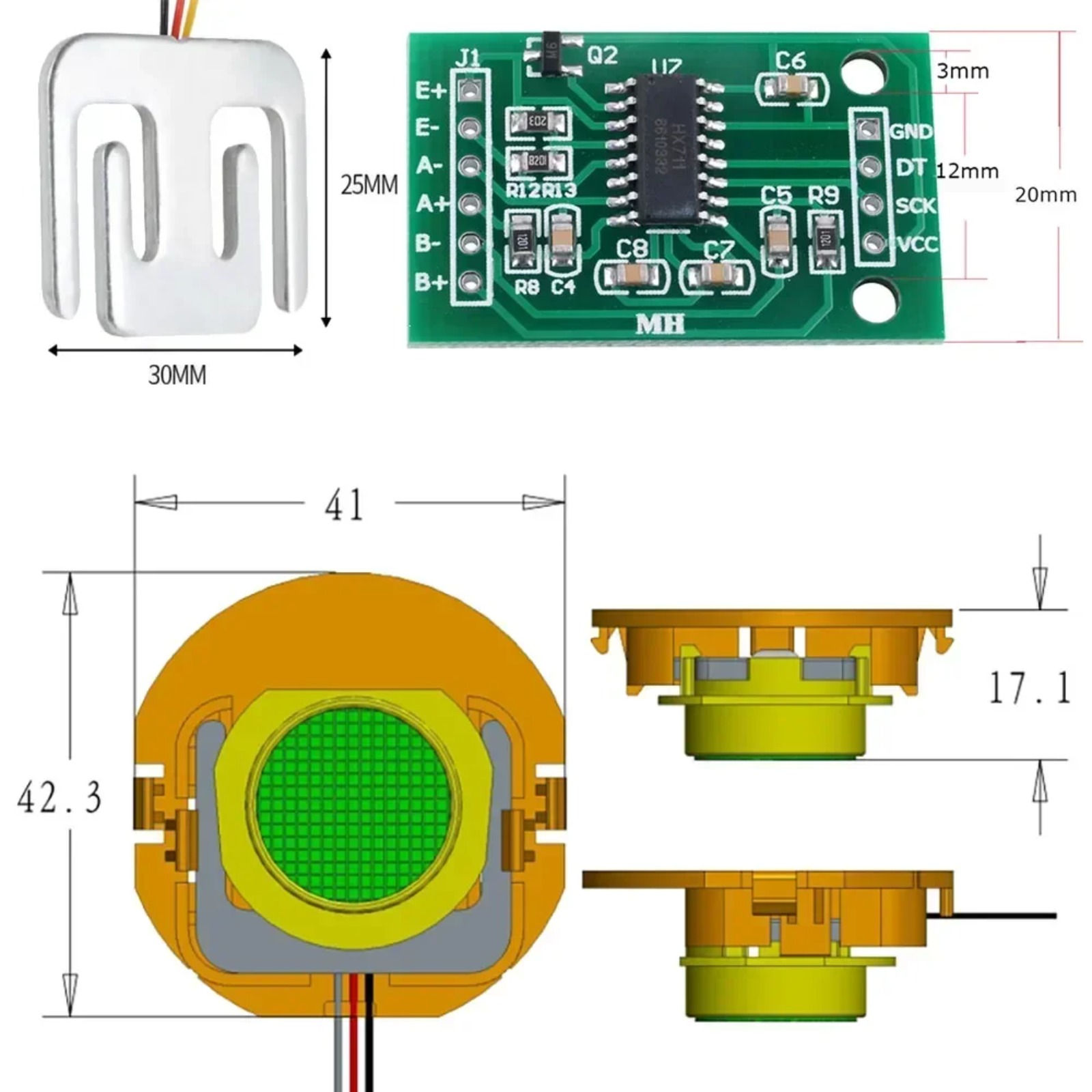 Sensor Kit Arduino - Capteur de poids à cellule de