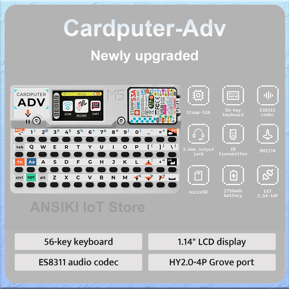 Electronics Project Kit - M5Stack Cardputer-Adv Ordinateur programmable sur carte