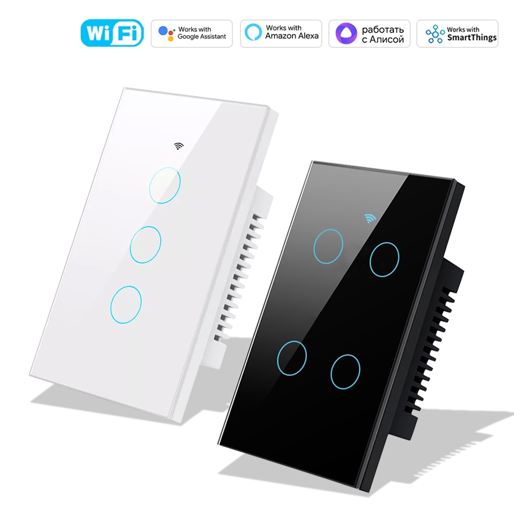 Smart Light Switch Wifi - Interrupteur mural tactile intelligent Wi-Fi +