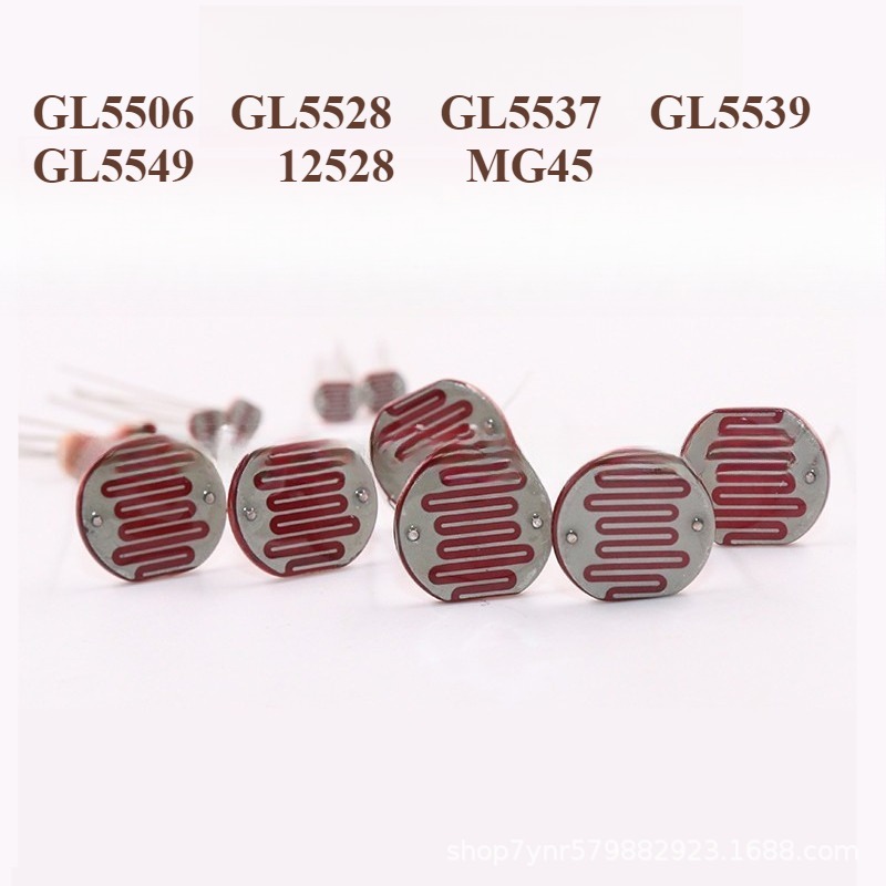 Sensor Kit Arduino - Photorésistance LDR MG45 GL5539 5537 5549