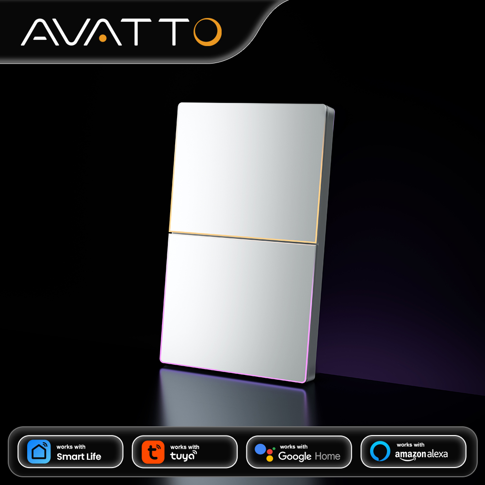 Smart Light Switch Wifi - AVATTO Interrupteur intelligent WiFi 1/2/3/4 voies,
