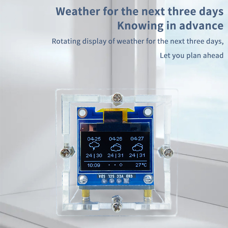 Kit d'horloge météo miniature  - Electronics Project Kit avis et prix