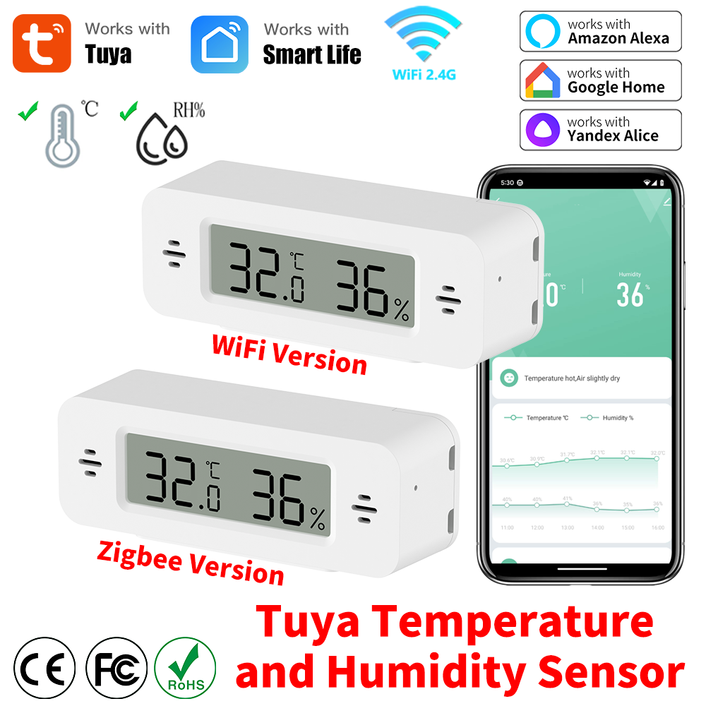 Tuya WiFi/Zigbee capteur de te - Smart Home Automation Kit avis et prix