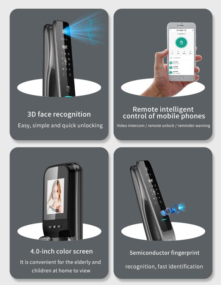Serrure de porte intelligente  - Smart Door Lock Wifi avis et prix
