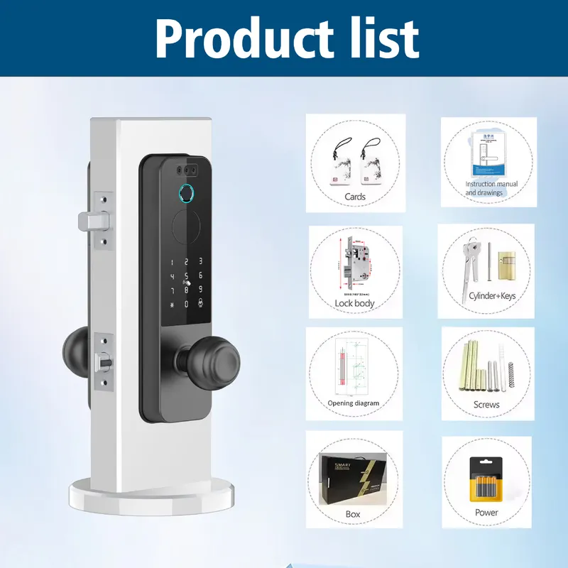 Serrure de porte en bois trans - Smart Door Lock Wifi avis et prix