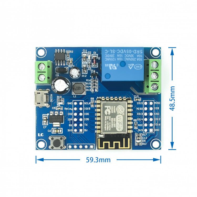 Alimentation DC5-80V ESP8266 W - Esp8266 Relay Module avis et prix