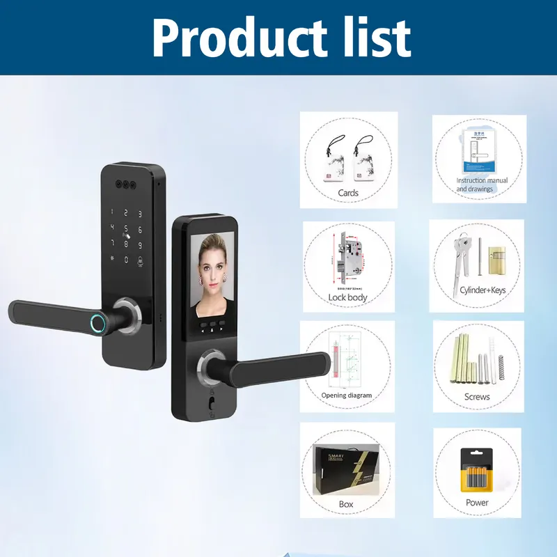 Serrure de porte à reconnaissa - Smart Door Lock Wifi avis et prix