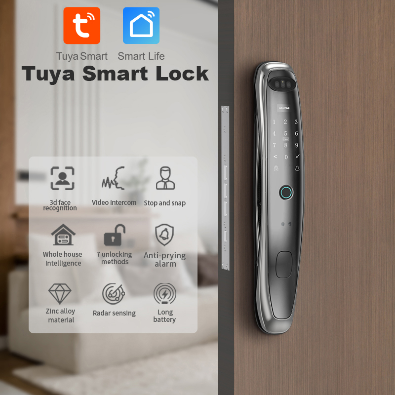Tuya WiFi caméra serrure intel - Smart Door Lock Wifi avis et prix